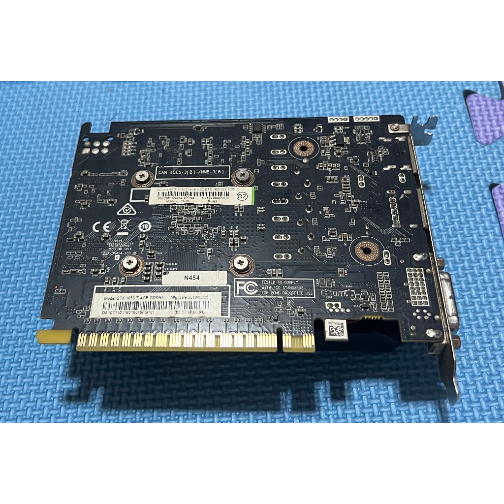 索泰 ZOTAC GeForce® GTX 1050 Ti Mini 4GB DDR5 二手顯示卡