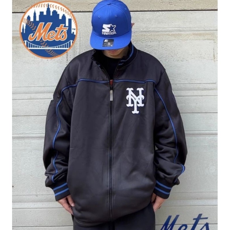 METS NY 紐約 大都會 夾克 外套 嘻哈 饒舌 尺碼XL~4XL