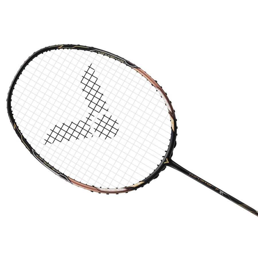 【英明羽球】勝利 VICTOR 羽球拍 羽球 羽毛球 突擊 TK-F C 隼 (黑金版)