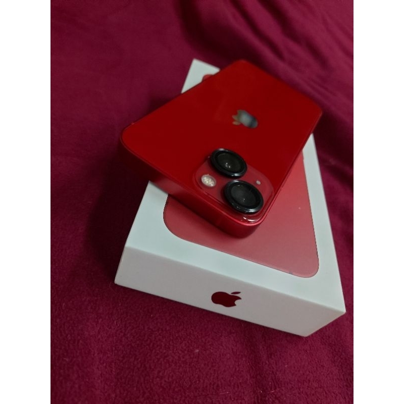 apple iPhone 13 mini 128g 紅色完整盒裝九成九新