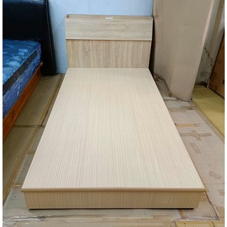 【名佳利傢俱生活館】插座型3.5尺梧桐色床臺 床頭箱+三分床底 便宜床架 單人床臺 四色可選 租屋宿舍好用 桃園區免運費