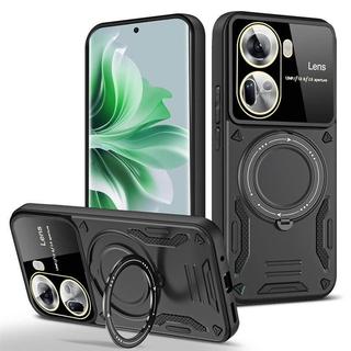 引磁環支架手機殼OPPO台灣版Reno11 Reno10 pro Reno10pro+鎧甲Reno11F適用A98磁吸