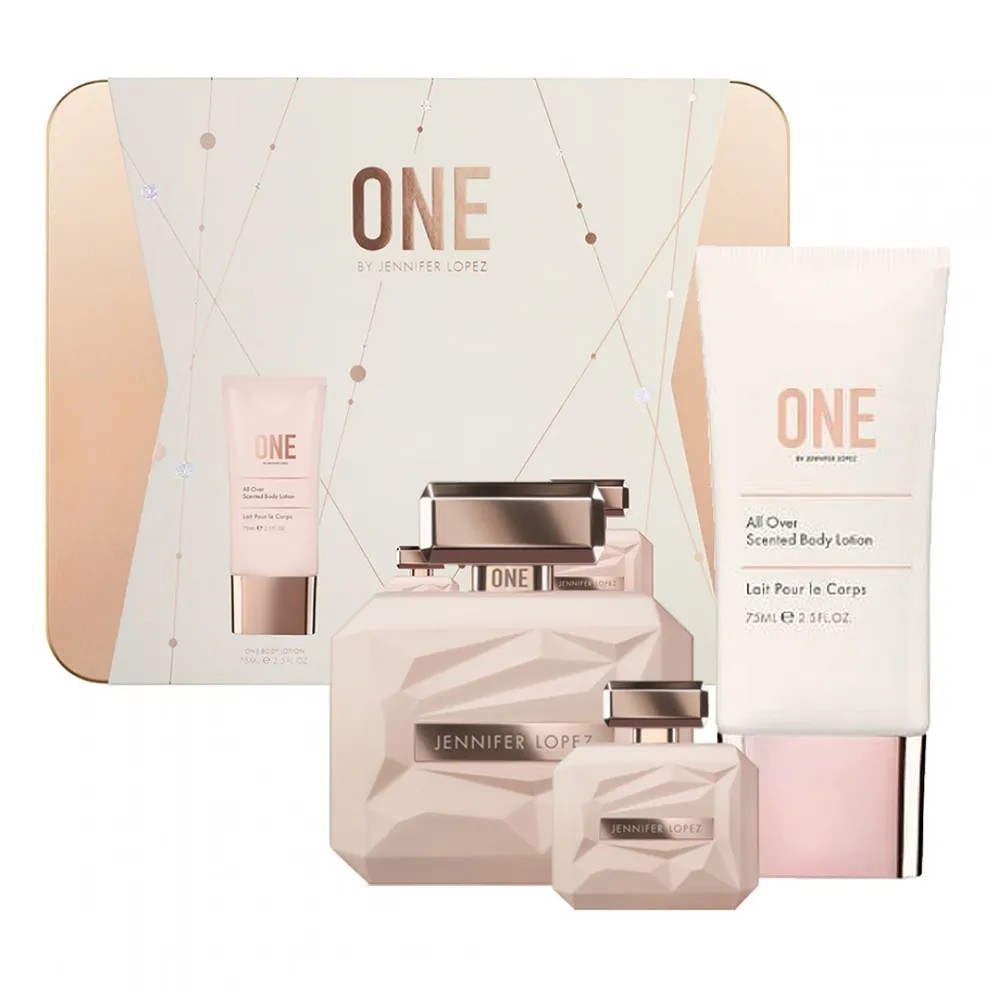 原廠公司貨《JLO 珍妮佛羅培茲》One女性淡香精禮盒50ml+75ml身體乳+10ml小香