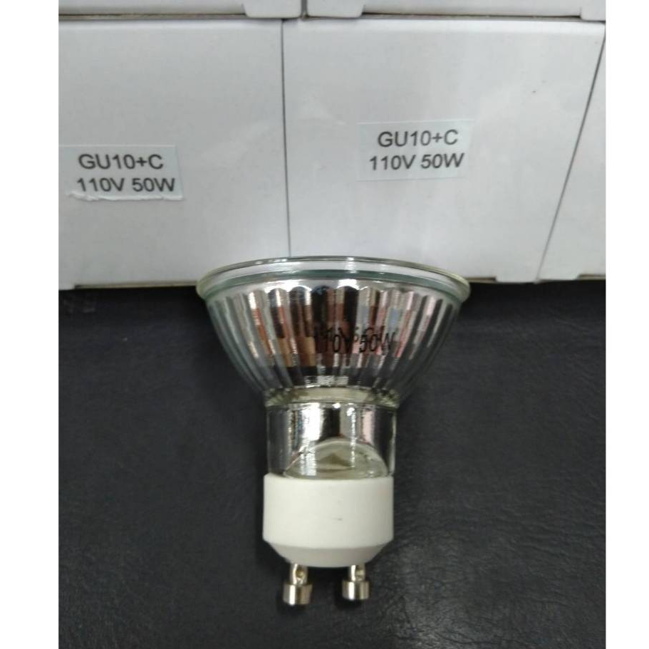 鹵素燈泡 GU10 110V 220V 50W 融蠟 保溫燈泡 投射燈 崁燈