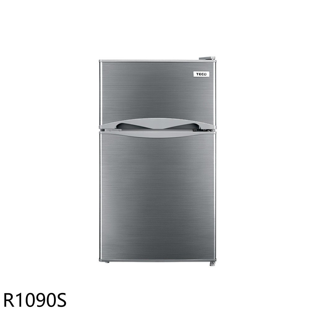 《再議價》東元【R1090S】93公升雙門爵士灰冰箱(含標準安裝)