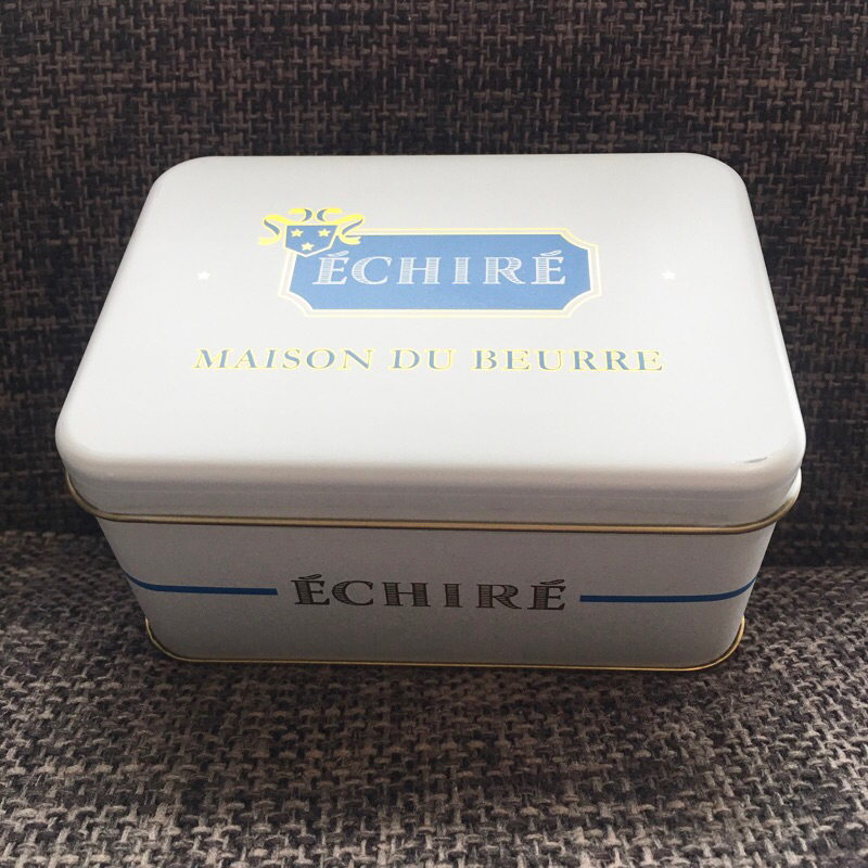現貨 日本代購 法國 ECHIRE 艾許奶油餅乾 鐵盒 經典白盒12入