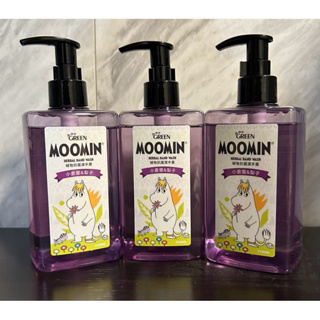 （綠的）Moomin植物抗菌潔手露-小蒼蘭&梨子350ml