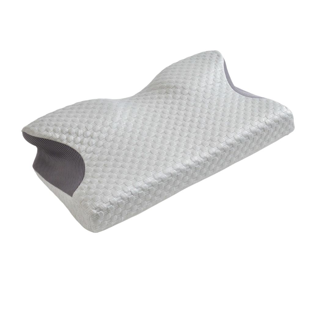 【WIWI】石墨烯冰晶記憶枕 冰涼枕頭 冰絲枕套 記憶枕 蝶型枕 涼感枕 護頸枕