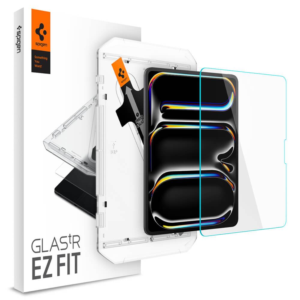 Spigen 2025 iPad/Air/Pro 11吋/13吋 Glas.tR EZ Fit 玻璃保護貼-含快貼板