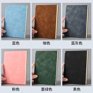 筆記本客製logo刻面刻字可印圖案記事本子工作A5大本B5簡約定製LOGO/刻字筆記本定製LOGO商務封面圖案內頁可定