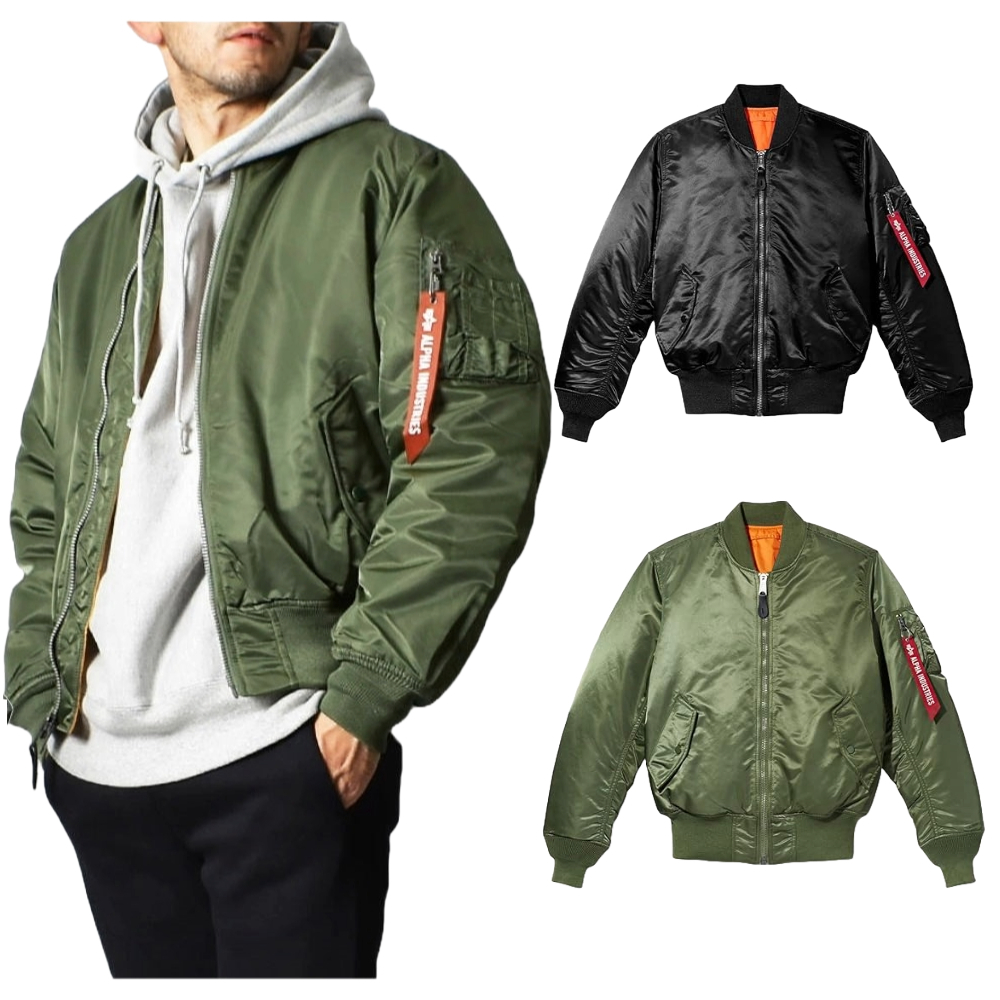 ALPHA  INDUSTRIES 美規 MA-1 現貨 飛行夾克/飛行員外套/轟炸機夾克/防風衣/空軍外套