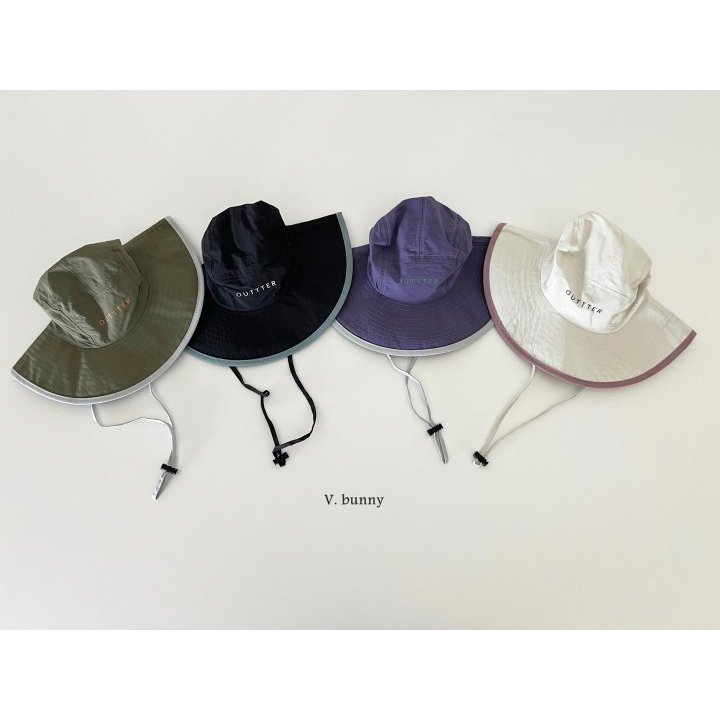 [cream] 現貨💕 韓國 露營滾邊遮陽漁夫帽 24夏 韓國童裝 韓國兒童帽子 漁夫帽 遮陽帽 帽子