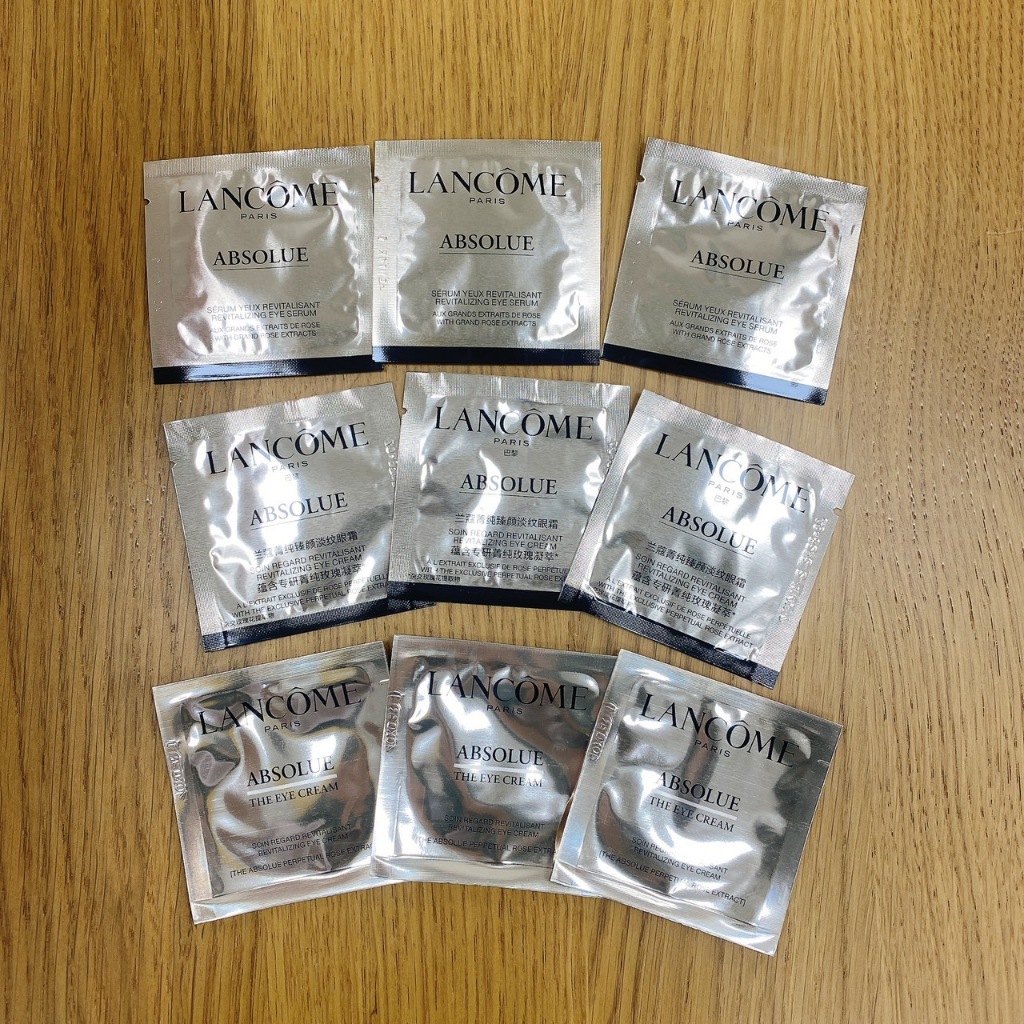 絕對完美黃金玫瑰修護眼霜 玫瑰肽金逆時眼霜 絕對完美黃金修護眼部活粹 1ml LANCOME 蘭蔻 coco彩購 眼霜