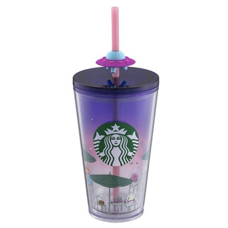 (全新 現貨) 星巴克 宇宙飛行船 裝飾 TOGO 冷水杯 Starbucks 塑膠 杯子 裝水 容器 金星禮 兌換