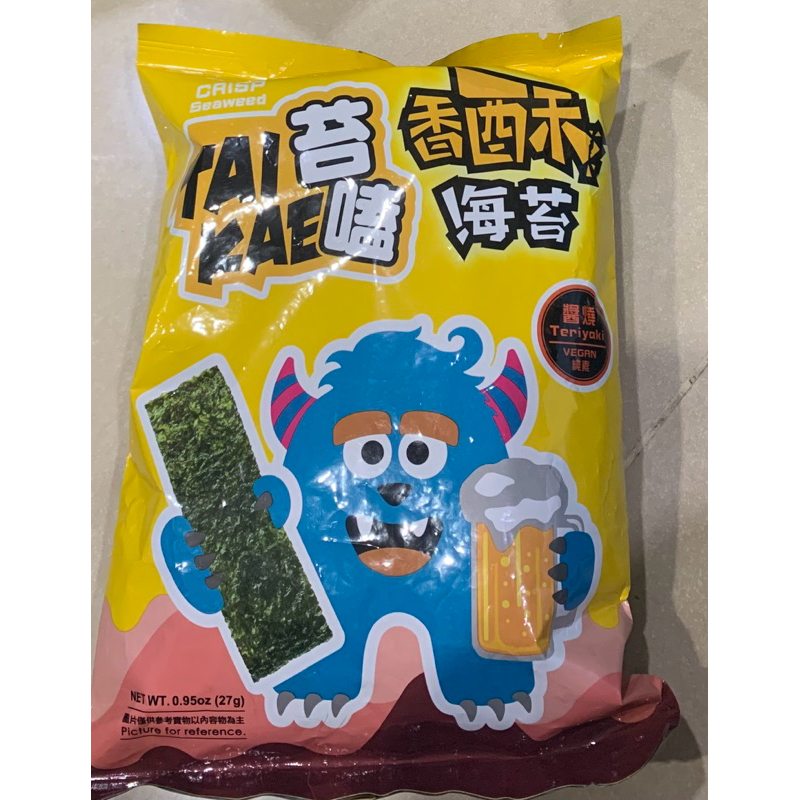 苔嗑香酥海苔 - 醬燒27g