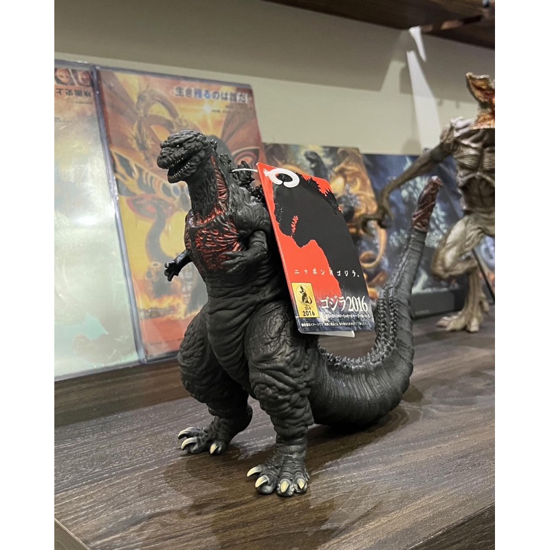 2016 正宗哥吉拉｜真哥吉拉｜原色｜軟膠｜些許可動 ｜シン・ゴジラ ｜SHIN GOZILLA｜ BANDAI