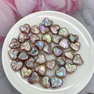 🎀小小飾品🎀福利特價天然珍珠11+mm～13+mm超大愛心珍珠極光炫彩珍珠巴洛克珍珠異形珍珠裸珠DIY供佛供神明獨一無二