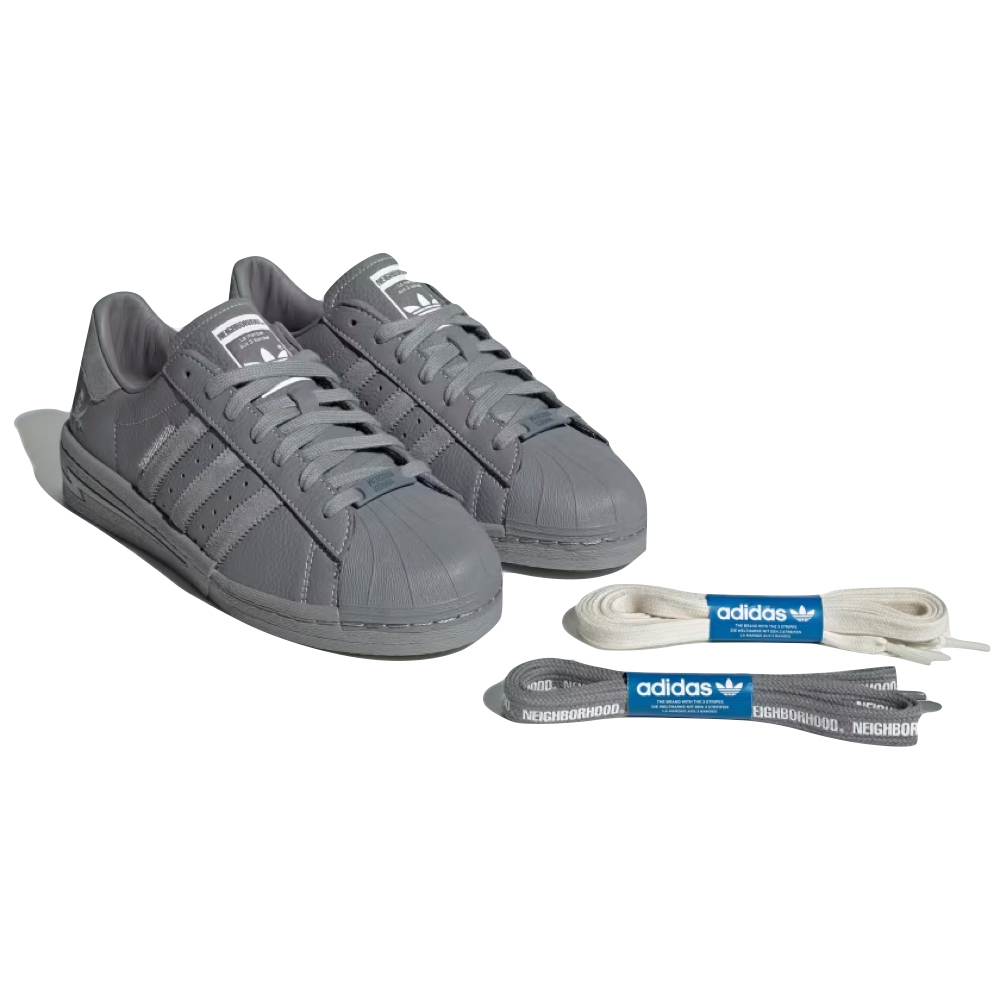 NeighborhoodxAdidas SuperstarCementGrey灰IE6115【Fashion SPLY】