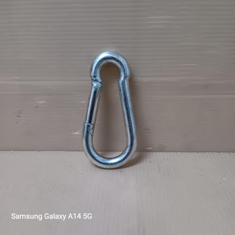【JAY五金】 鐵鍍鋅葫蘆鉤(勾) 10mm 登山鉤 掛鉤 彈簧鉤