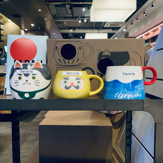 JAPAN 日本限定 STARBUCKS 星巴克 套組 達摩杯 富士山杯 日本神獸狛犬杯 馬克杯 日本伴手禮 季節限定