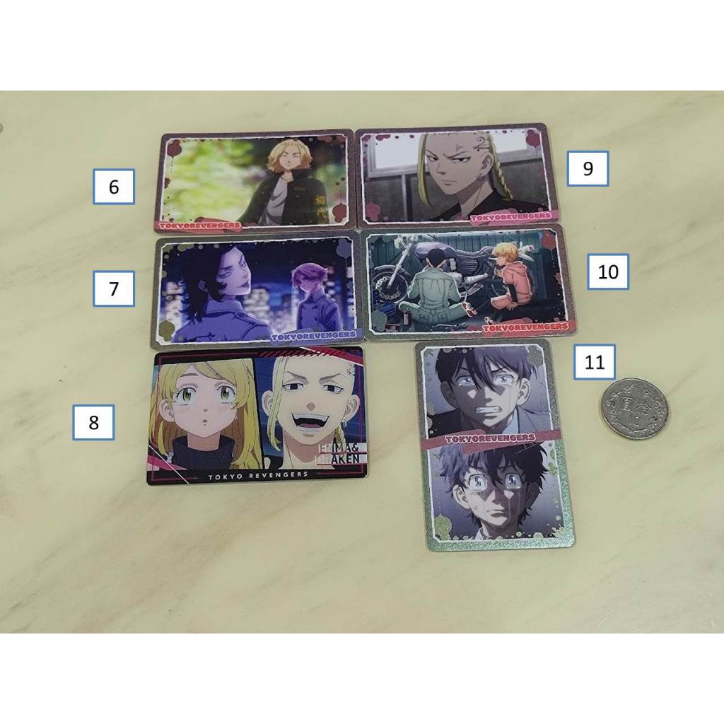 [睡睡蛙小池] 東京復仇者 金屬卡 餅卡 食玩卡 龍宮寺堅 佐野萬次郎 灰谷龍膽 九井一 乾青宗 柴大壽 佐野艾瑪