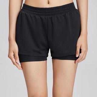 [零碼出清] ADIDAS CHILL SHORT W 女裝 短褲 慢跑 休閒 排汗 透氣 黑 EI6376