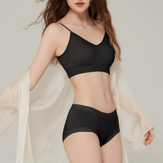 【EnamoR】莫代爾︱精品格紋x邊條包覆內褲【中腰】/ 透氣 輕薄 裸感 舒適親膚 夏季 女裝 韓系氣質 隔日到貨女裝