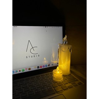 ［臺灣出貨］LED氛圍蠟燭燈(附電池） 模擬蠟燭 電子蠟燭 小夜燈 造型蠟燭 造型燈 發光蠟燭 ins 壓克力水晶 流淚
