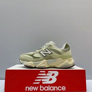 New Balance NB9060 童鞋 復古 彈力繩 休閒鞋 抹茶綠 奶油 PV9060EE
