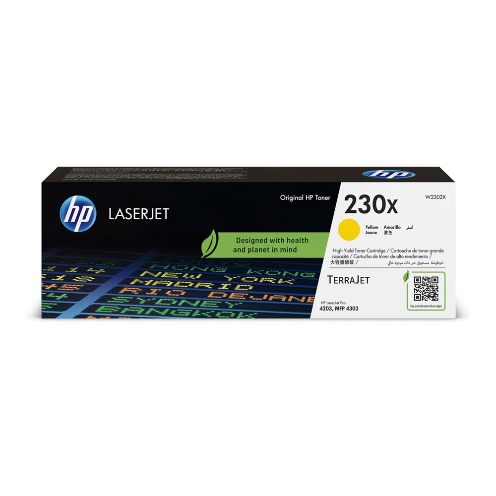 HP W2302X 230X 黃 高容量【HP列印旗艦館】原廠碳粉匣 適用 4203dn/4303dw/4303fdw