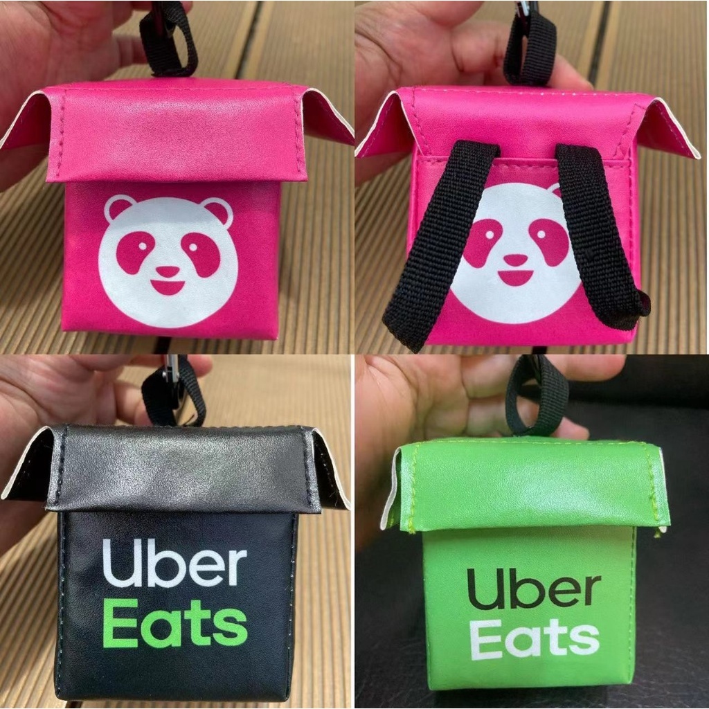 ✨台灣現貨✨外送箱 Uber eats Foodpanda 鑰匙圈 鑰匙扣 吊飾 超夯外送裝備 吊帶