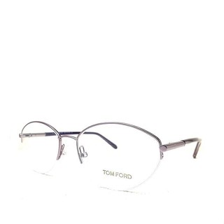 TOM FORD 『全新品 』亞洲版 復古時尚品味 香檳淡紫色 半框式 彈簧鏡腳 光學眼鏡 TF5235 080