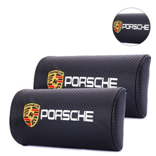 適用於Porsche 碳纖維 頭枕｜汽車頭枕 座椅頭枕 靠頭枕 護頸枕｜保時捷 911 Cayenne Macan 凱燕