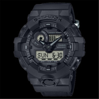CASIO 卡西歐 G-SHOCK 街頭潮流 Cordura尼龍錶帶-百搭酷黑(GA-700BCE-1A) [秀時堂]