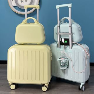 行李箱 旅行箱 登機箱 密碼箱 拉桿箱 18吋旅行箱 20寸行李箱 高顏值旅行箱 短途旅行箱 多功能 子母箱 萬向輪