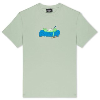 RIPNDIP 中指貓 RNDSUM24141 SLEEPY TEE 短T (鼠尾草綠色) 化學原宿