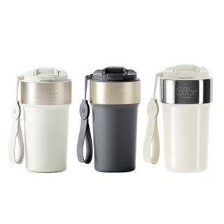 贈吸管刷『HOLOHOLO』LATTE CUP 吸管保溫拿鐵杯 500ml 隨行杯 陶瓷保溫杯 不銹鋼保溫杯 咖啡杯