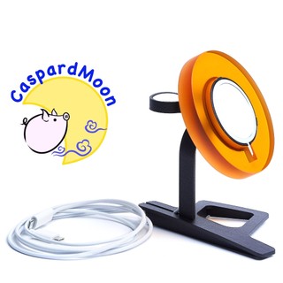 CaspardMoon 蘋果 iPhone MagSafe 和 Apple Watch 充電器專用，磁吸式手機充電器座