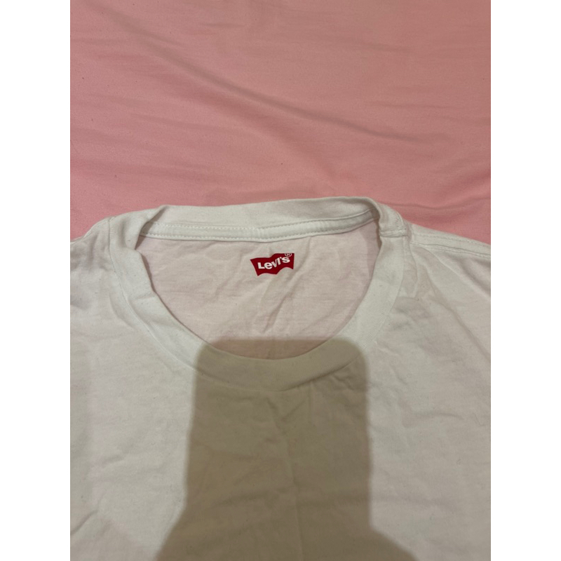Levis 白色100%純棉內衣（M號2件$200）