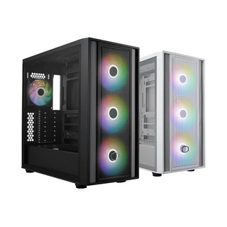 米特3C數位–CoolerMaster 酷碼 MasterBox 600 背插式電腦機殼 ATX散熱高/黑色/白色