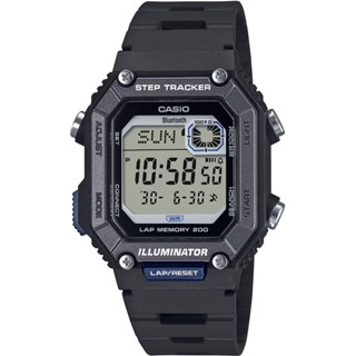 CASIO 卡西歐 輕巧計步藍芽數位手錶 WS-B1000-1AV