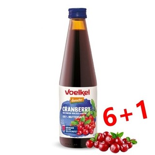 Voelkel 維可 蔓越莓汁 330ml/瓶(買6送1)(小瓶)效期2028.02.17