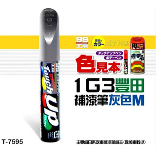 《車好屋》SOFT99 補漆筆 Toyota豐田 1G3 雲河灰 適用於rav4 altis vios c-hr sie