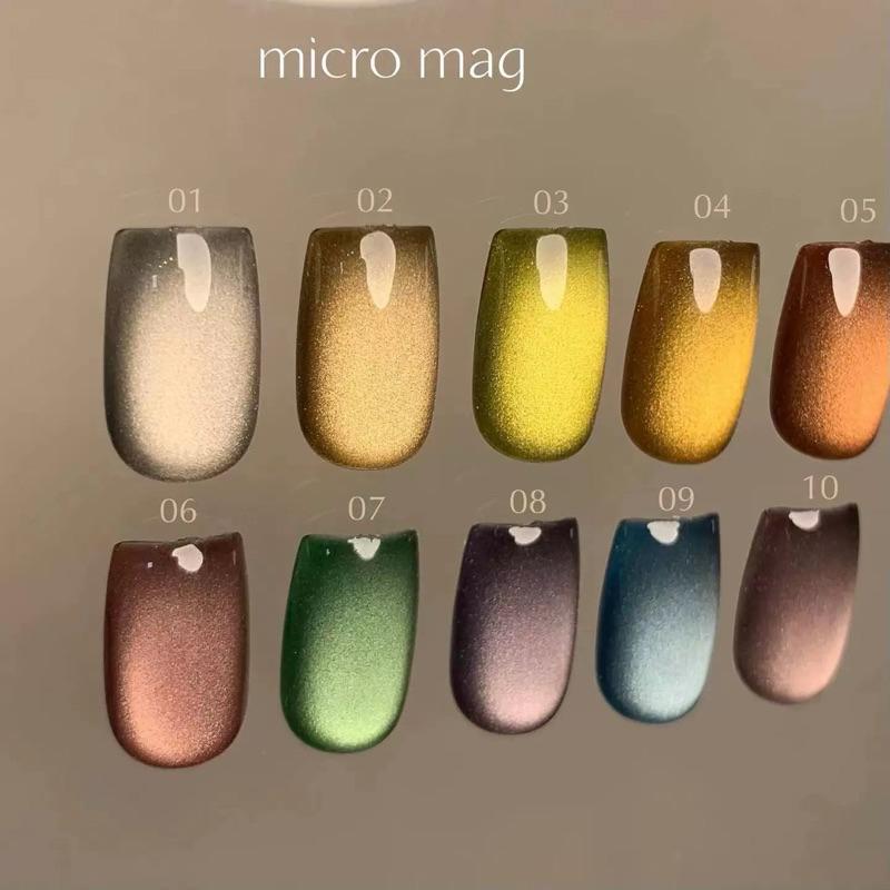 日本正品 2024新款 CLETO甲油胶 摩卡猫眼膠micro mag10色I