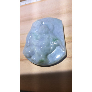 翡翠彌勒佛玉牌000