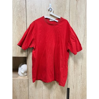 GIORDANO 佐丹奴 男裝 紅色 上衣 T恤