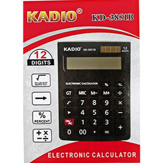 KD-3851B 桌上型計算機 KADIO計算機 12位數 符合檢驗標準 計算器 辦公用品 12位數 桌上型計算器