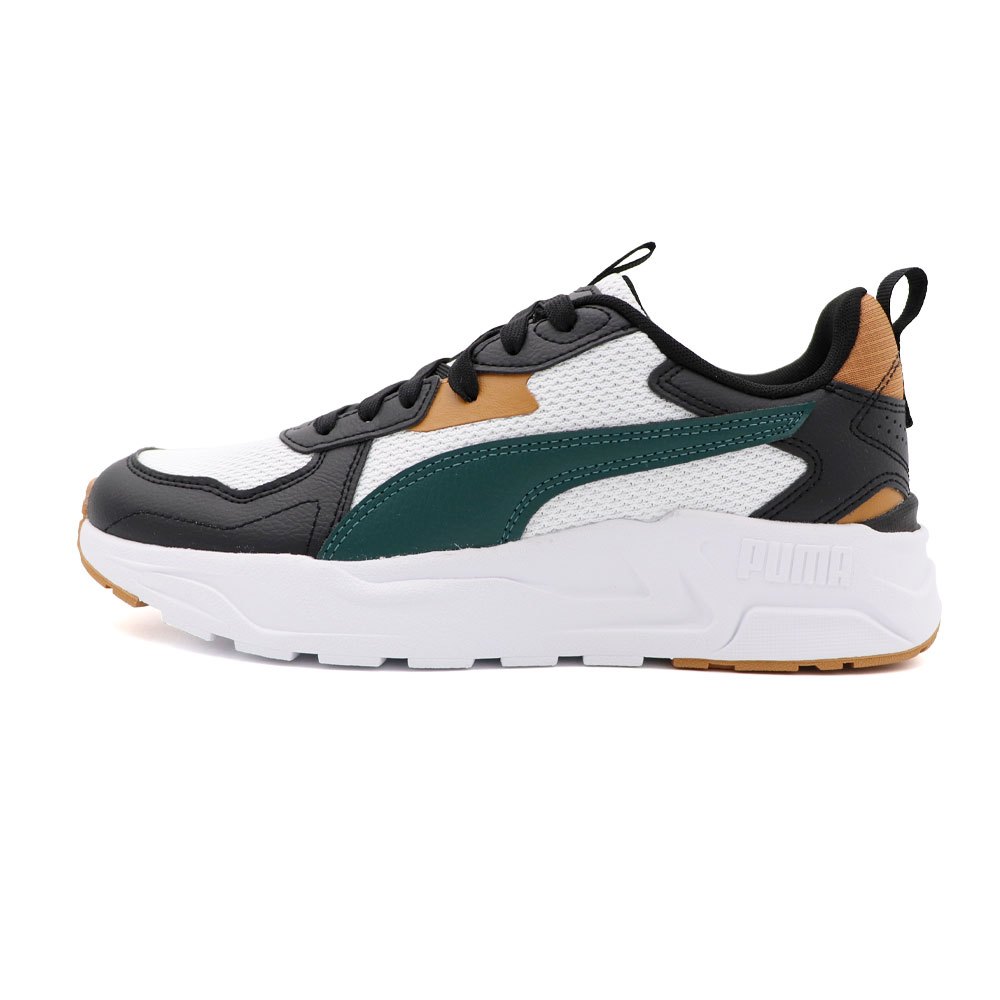 Puma Trinity Lite 黑綠白 網布 皮革 運動 休閒鞋 男款 B5391【新竹皇家38929224】