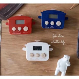 【計時器】廢物居家療癒系列 童趣電鍋造型計時器 烘焙工具 考試計時器 磁鐵計時器