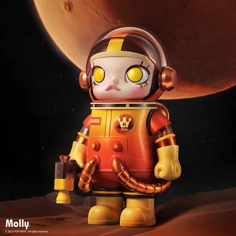 全新正版 現貨 POPMART MEGA SPACE MOLLY 400% 星球系列 確認款 火星（僅拆開看款式）